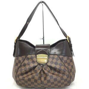 Louis Vuitton Damier Ebene Brown Sistine Shoulder Bag